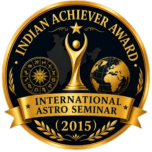 Indian Achiever Award - International Astro Seminar (2015)