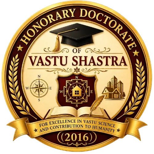 Honorary Doctorate of Vastu Shastra (2016)