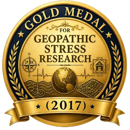 Gold Medal for Geopathic Stress Research (2017)